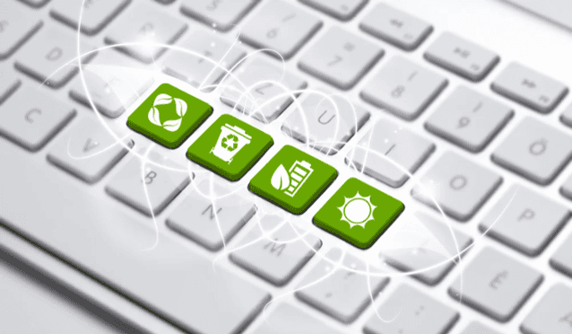 ECO keyboard, Green recycling concept-1